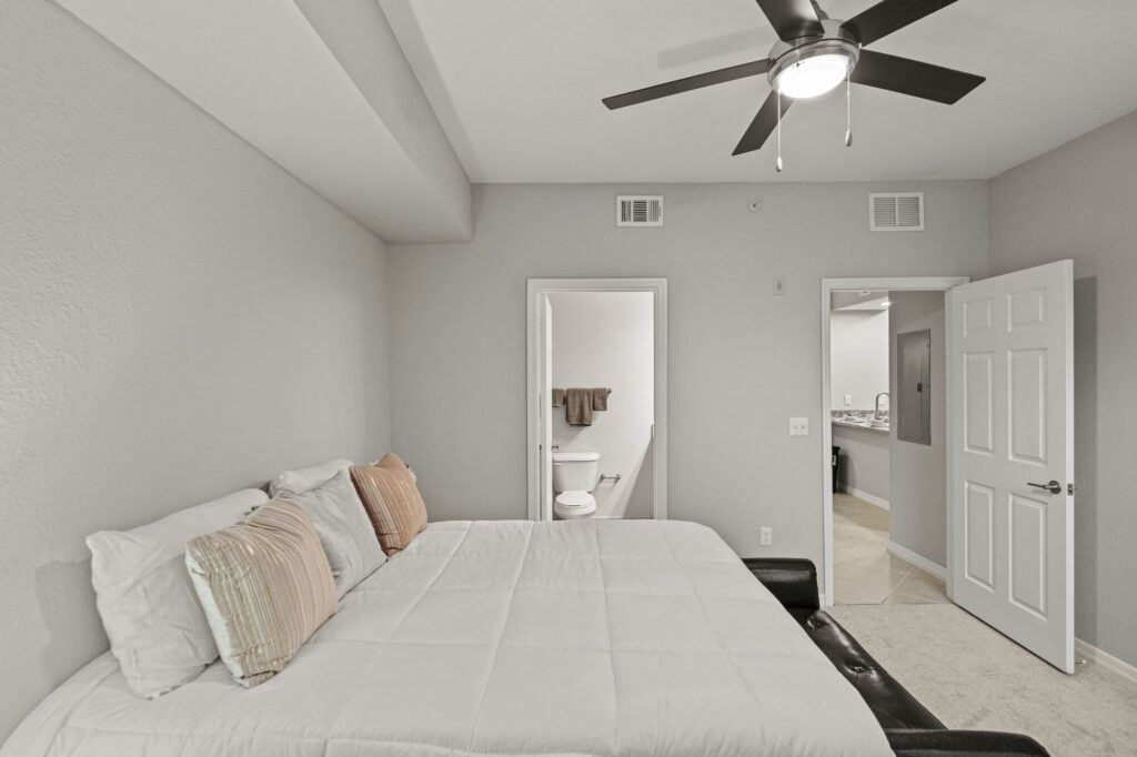Bedroom with private bathroom